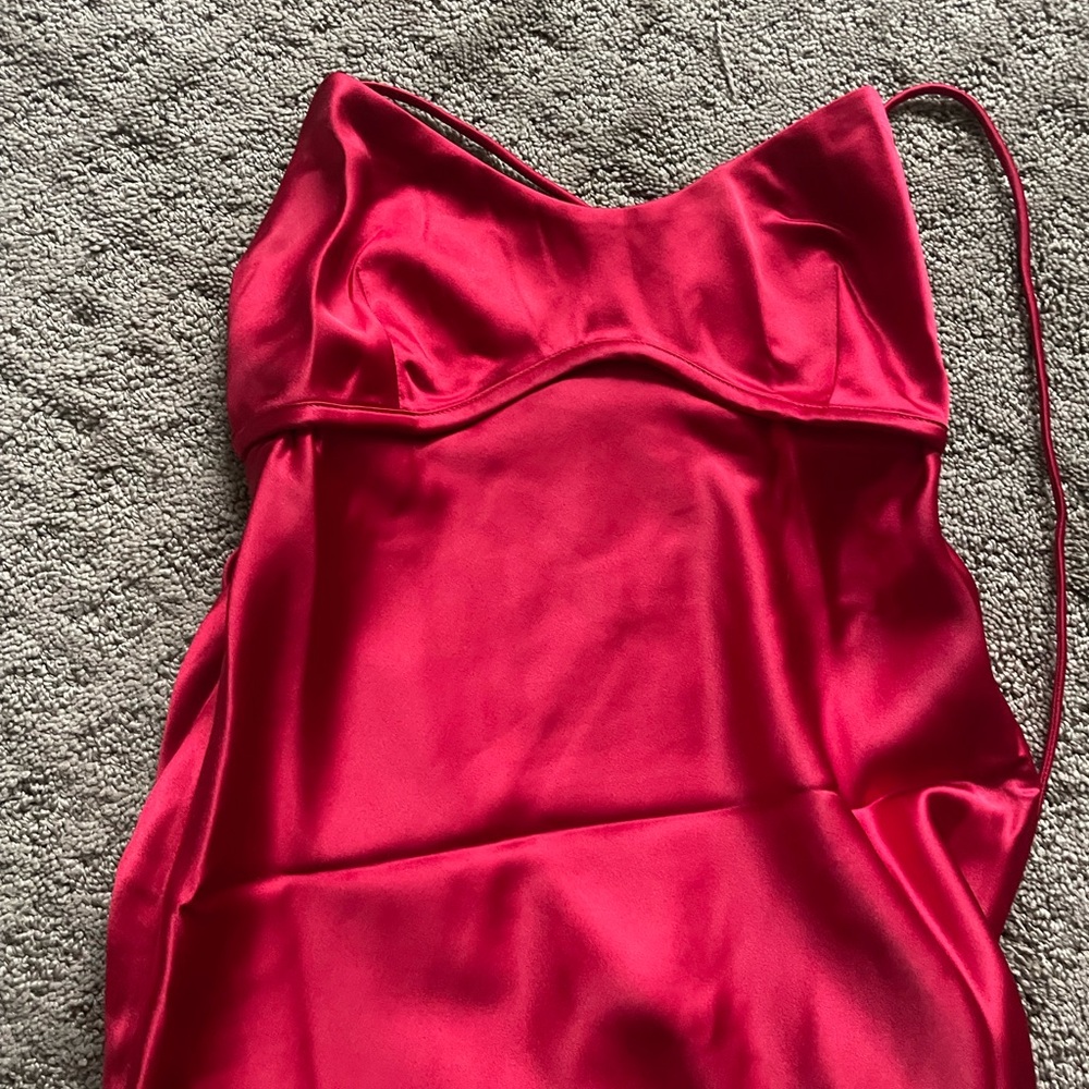 Baby boo red malika maxi dress. Size Small.